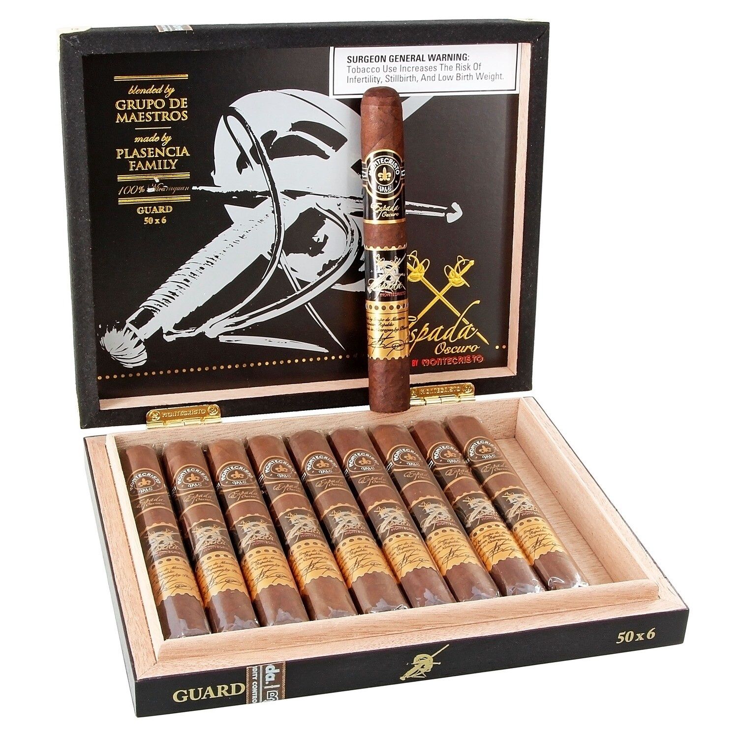 MONTECRISTO ESPADA OSCURO GUARD, Attribute: GUAR, Size: 10CT