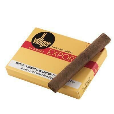 VILLIGER EXPORT NATURAL 5 PACK, Attribute: NAT, Size: 5PK