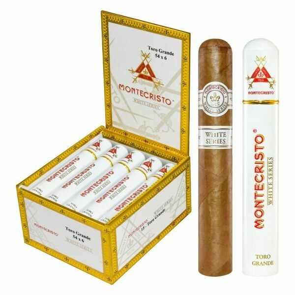MONTECRISTO WHITE TORO GRANDE, Attribute: TUBO, Size: 15CT