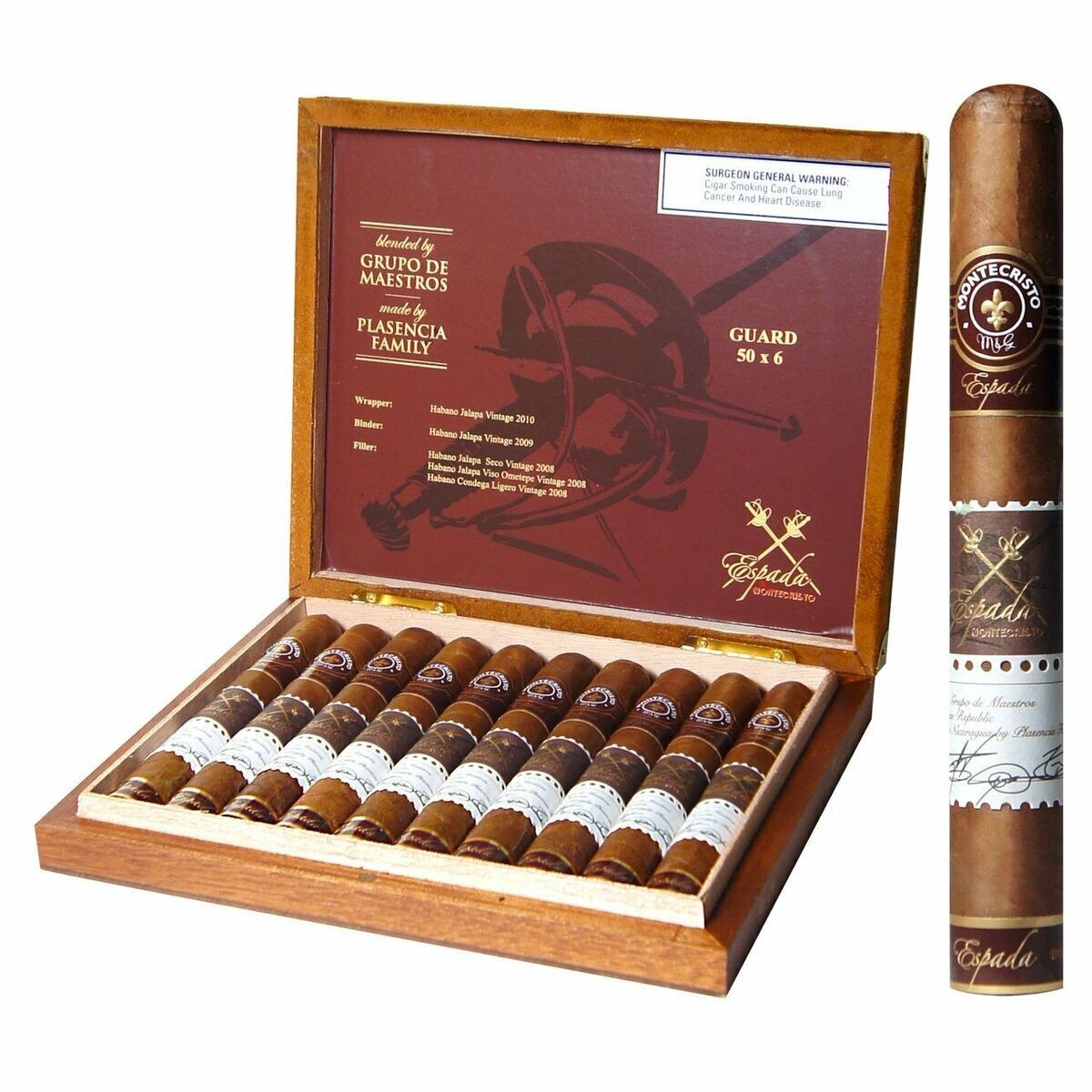 MONTECRISTO ESPADA GUARD, Size: 10CT