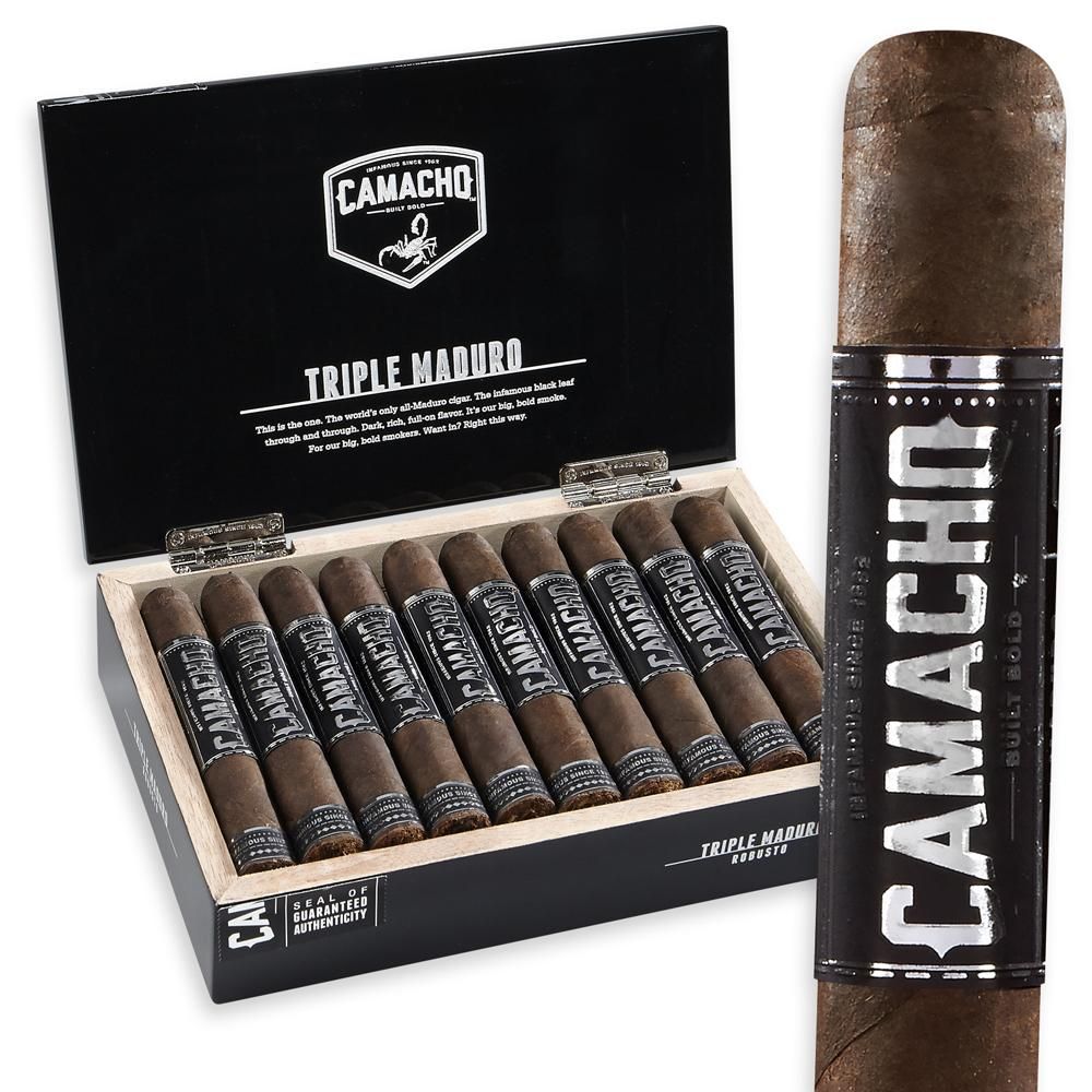 CAMACHO TRIPLE MADURO ROBUSTO BOX