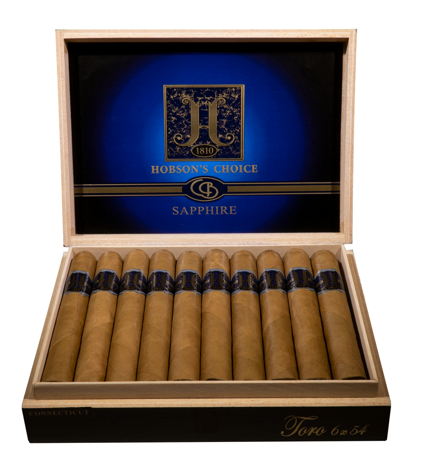 HOBSON'S CHOICE SAPPHIRE TORO CONNECTICUT BOX