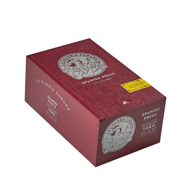 LA GLORIA SPANISH PRESS TORO BOX