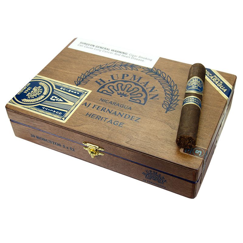 H UPMANN BY AJ FERNANDEZ NICARAGUA HERITAGE ROBUSTO BOX