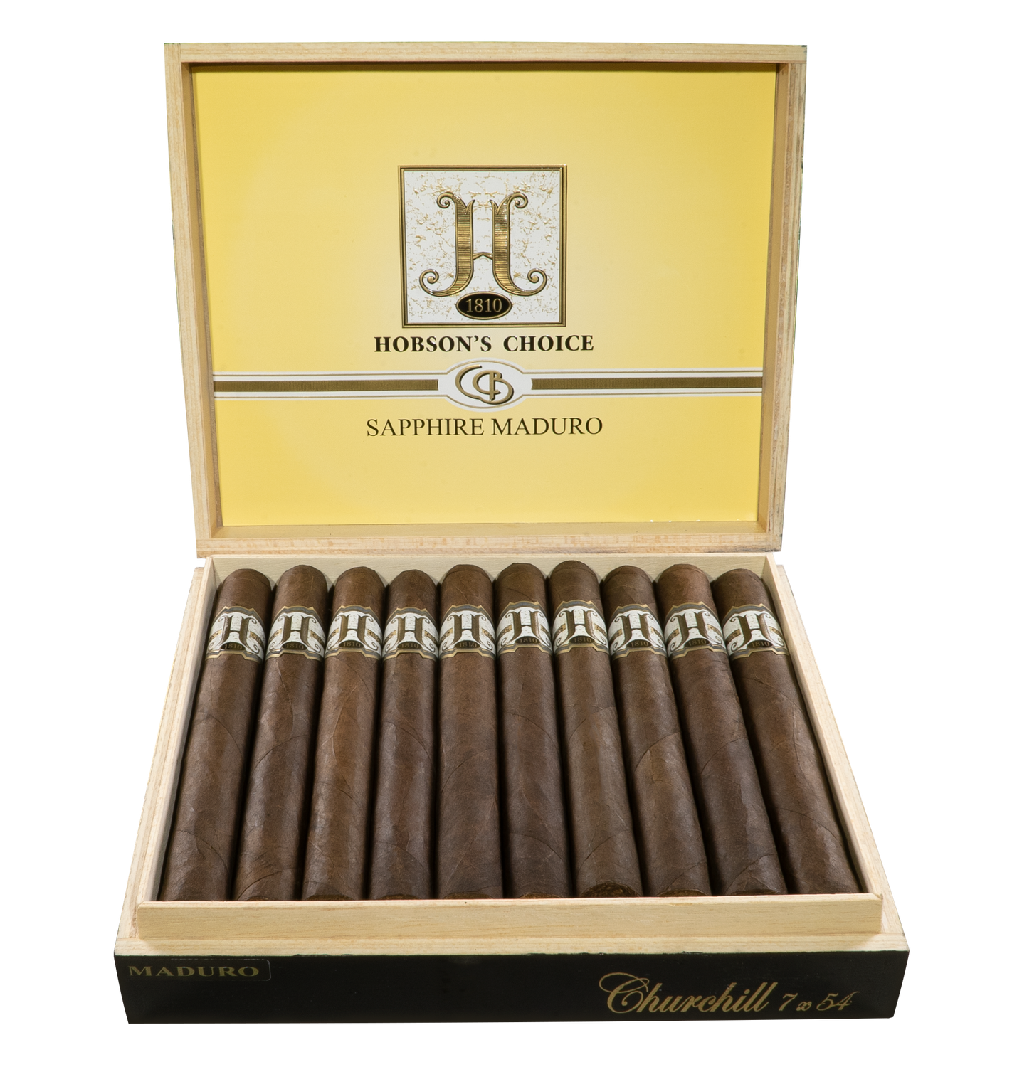 HOBSON'S CHOICE SAPPHIRE CHURCHILL MADURO BOX