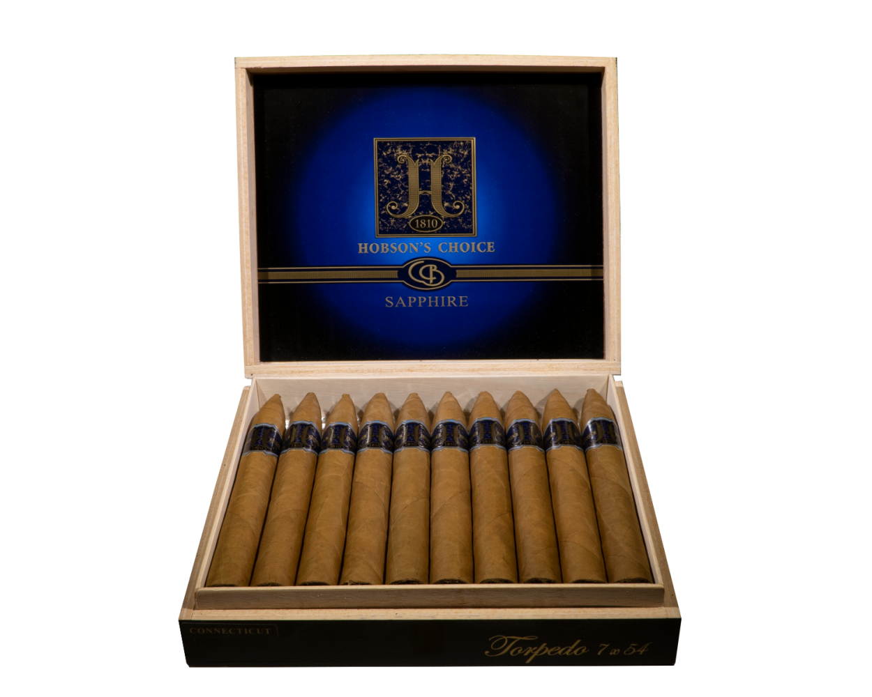 HOBSON'S CHOICE SAPPHIRE TORPEDO CONNECTICUT BOX