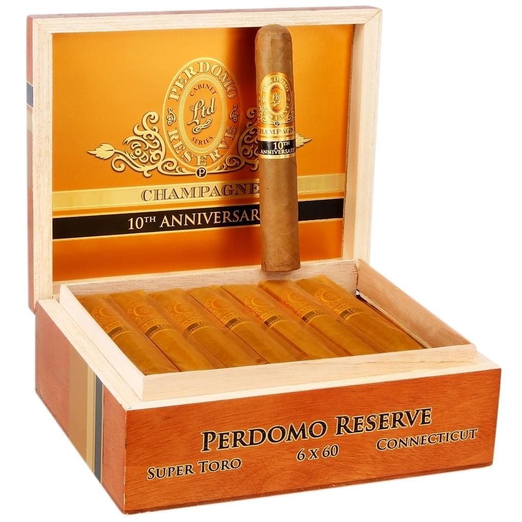 PERDOMO CHAMPAGNE SUPER TORO BOX