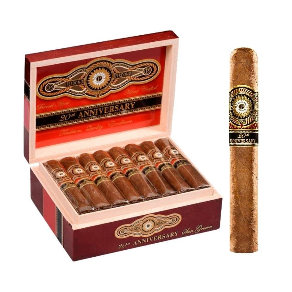 PERDOMO 20TH ANNIVERSARY SUNGROWN ROBUSTO 556 BOX