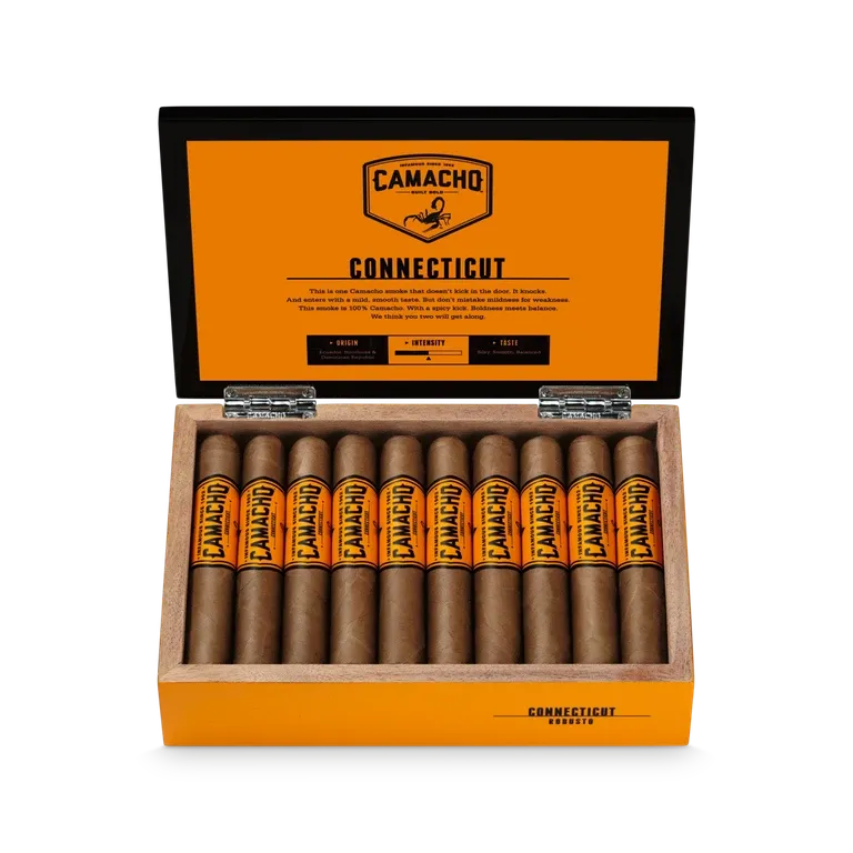 CAMACHO CONNECTICUT ROBUSTO TUBO BOX