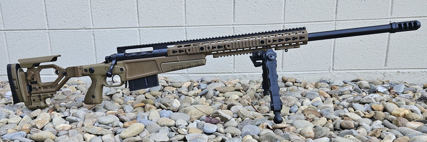 READY TO SHIP!  Pilot Mountain Arms Overwatch Style Precision Rifle, Accuracy International AX AICS, 338 Lapua Magnum