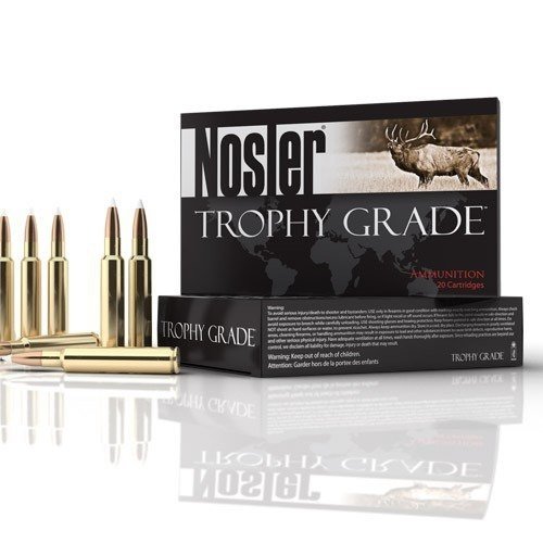 Nosler Trophy Grade Ammunition 300 Winchester Magnum 200 Grain Partition