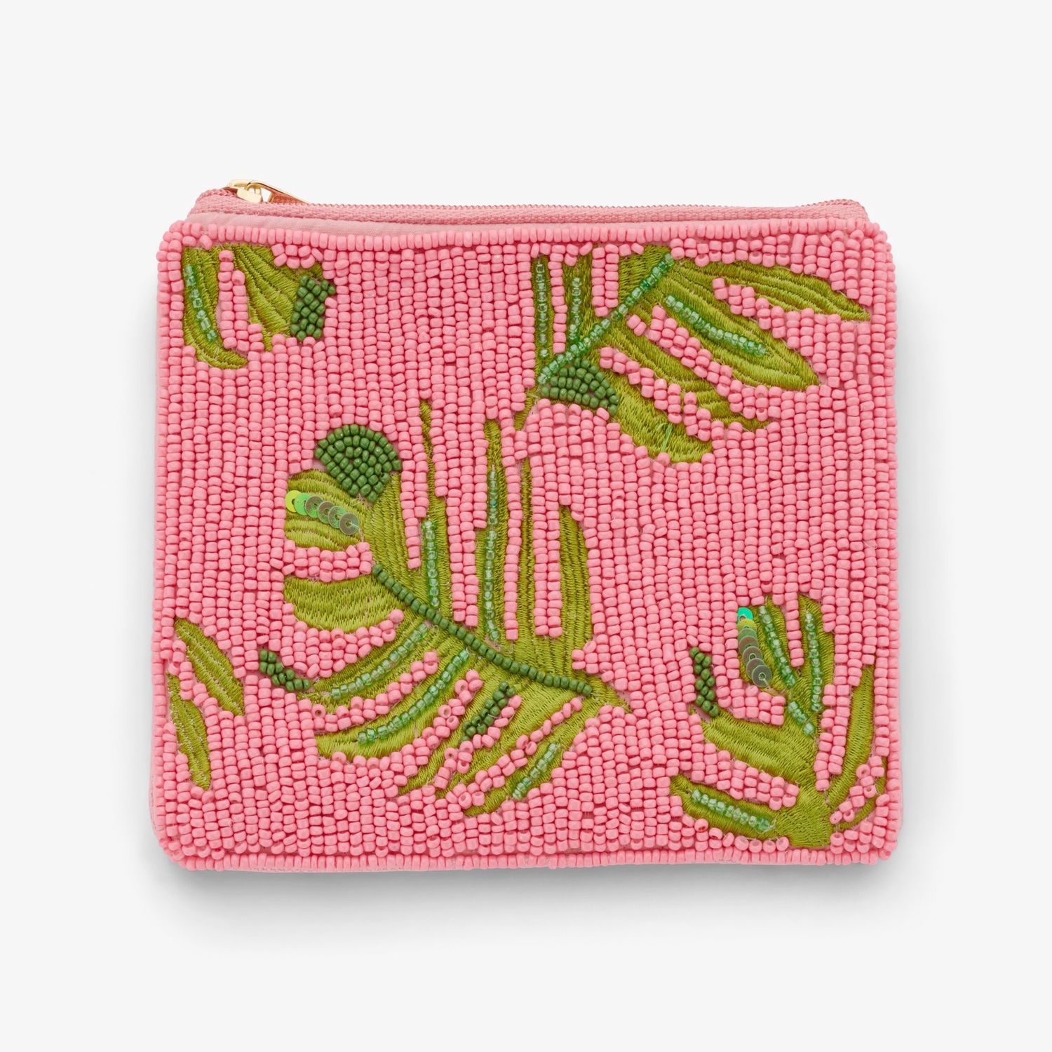 Coin Purse S, Kleur: Pink Palm