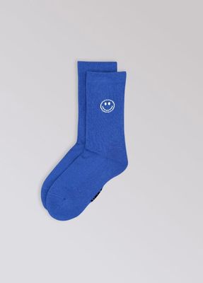 SMILEY SOKKEN BLAUW