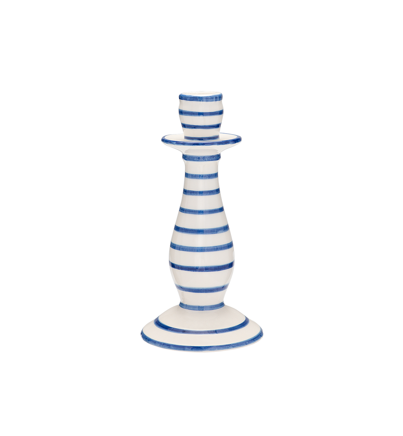 Marinière Candle Holder Blue