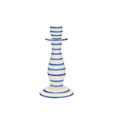 Marinière Candle Holder Blue