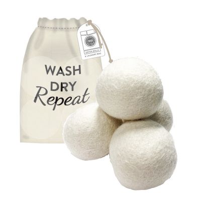 Wollen droogbal set (4)