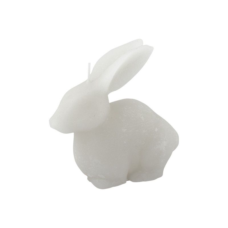 Deco kaars Bunny, Kleur: Gebroken wit