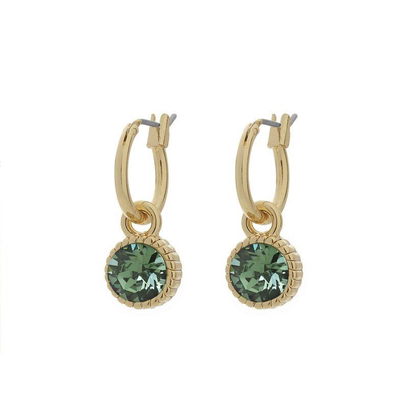 Glowing Stripe Hoops, Kleur: Erinite Gr