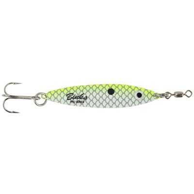 Bink’s Jigging Spoon 1/2oz - Chartreuse Back