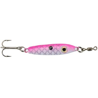 Bink’s Jigging Spoon 1/2oz - White/Pink Back