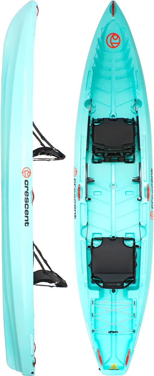 CREW Tandem Kayak | Seafoam