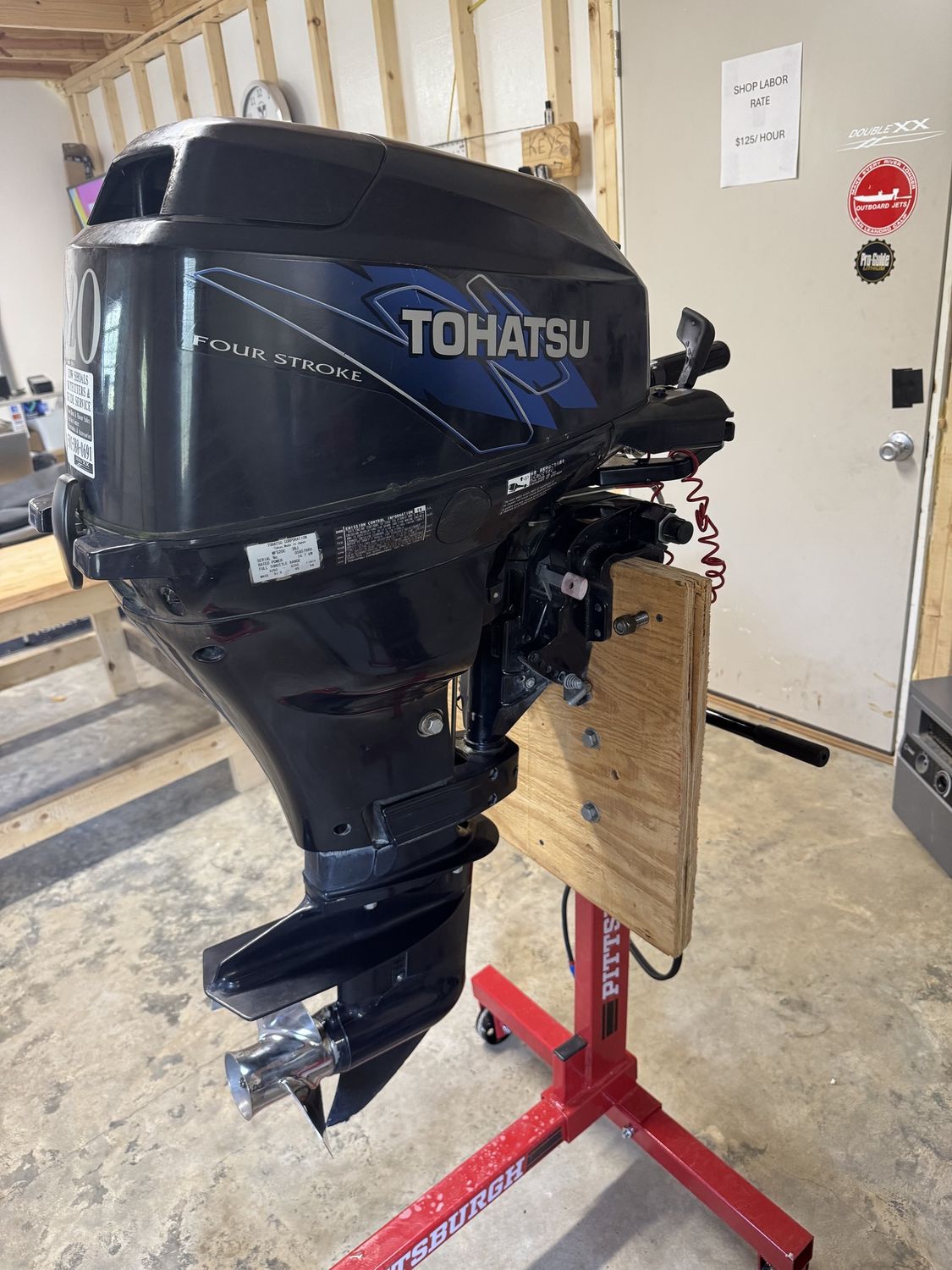PREOWNED 2008 Tohatsu 20HP 4 Stroke