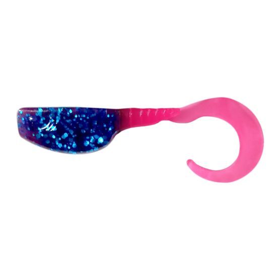 Crappie Magnet Slab Curly 12pc Pack | Midnight Pink