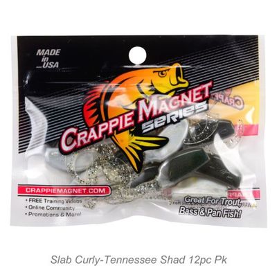 Crappie Magnet Slab Curly 12pc Pack | Tennesse Shad