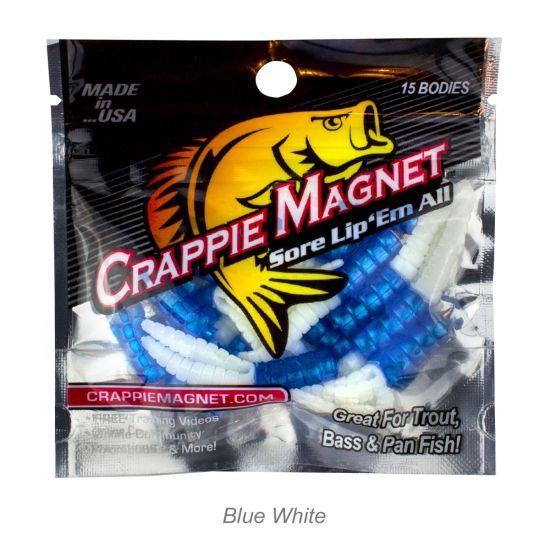 Crappie Magnet Body Pack 15pc | Blue/White