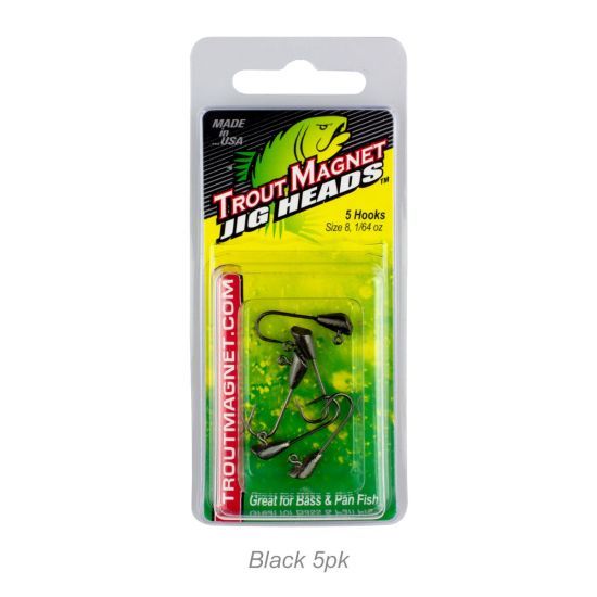 Trout Magnet Jig Heads | Black