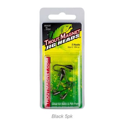 Trout Magnet Jig Heads | Black