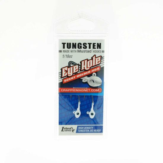 Tungsten Eye Hole Jig 1/16oz | White