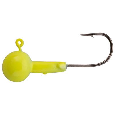 Double Cross 1/16oz Jig Heads | Chartreuse