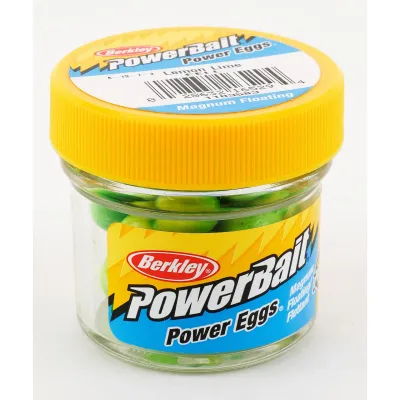 Berkley PowerBait Magnum Floating Power Eggs | Lemon Lime