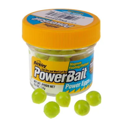 Berkley PowerBait Magnum Floating Power Eggs | Chartreuse