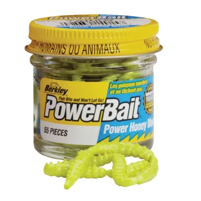 Berkley PowerBait Power Honey Worm | Yellow