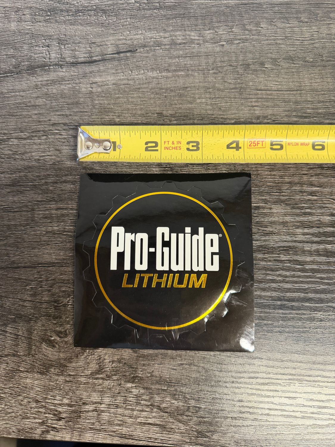 Pro-Guide Lithium Sticker 4"x4"