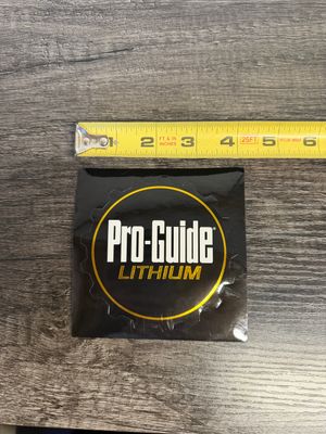Pro-Guide Lithium Sticker 4"x4"