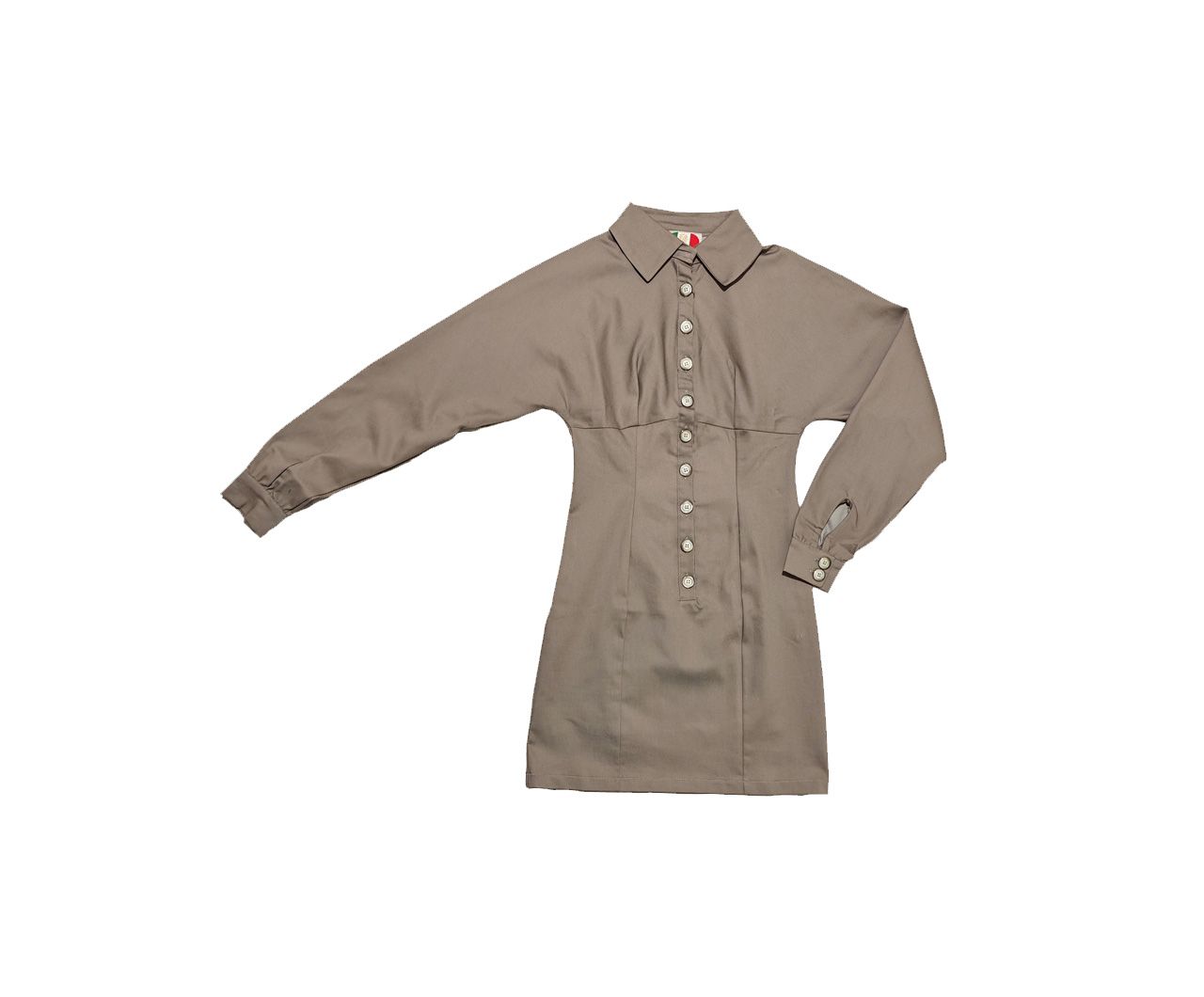Fustan fit me mëngë reglan me pulla para