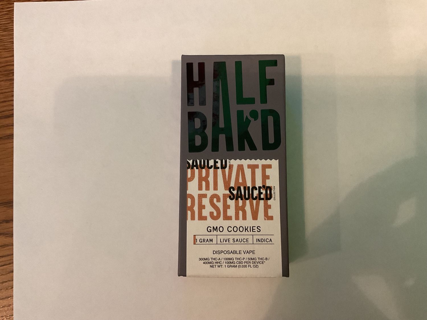 Sauce’d PR Disposable Vape 1g