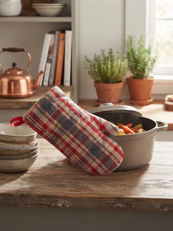 Gant de cuisine rouge