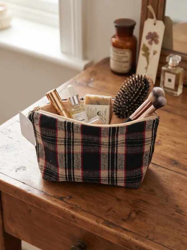 Petite trousse en verquelure noir