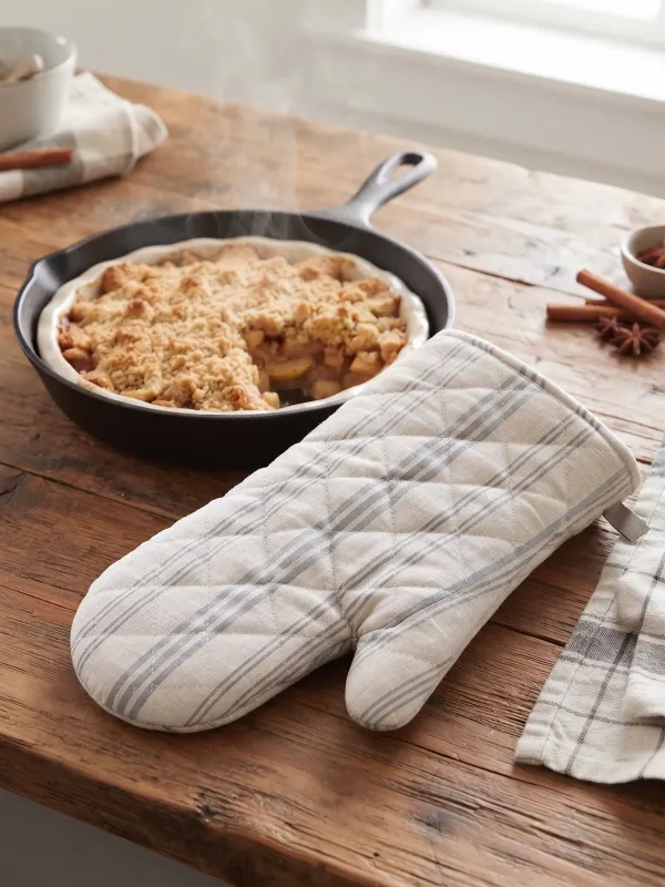 Gant de cuisine beige
