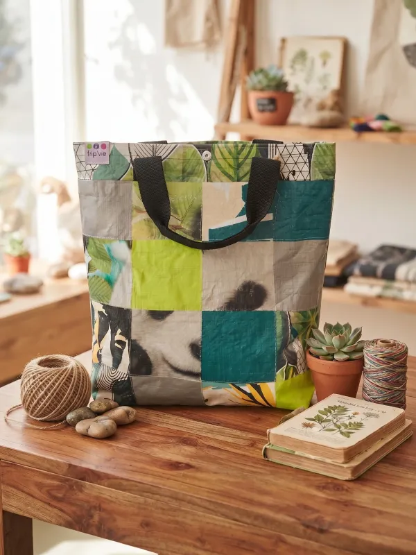 Petit cabas upcycling