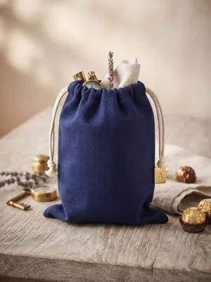 Petit pochon bleu