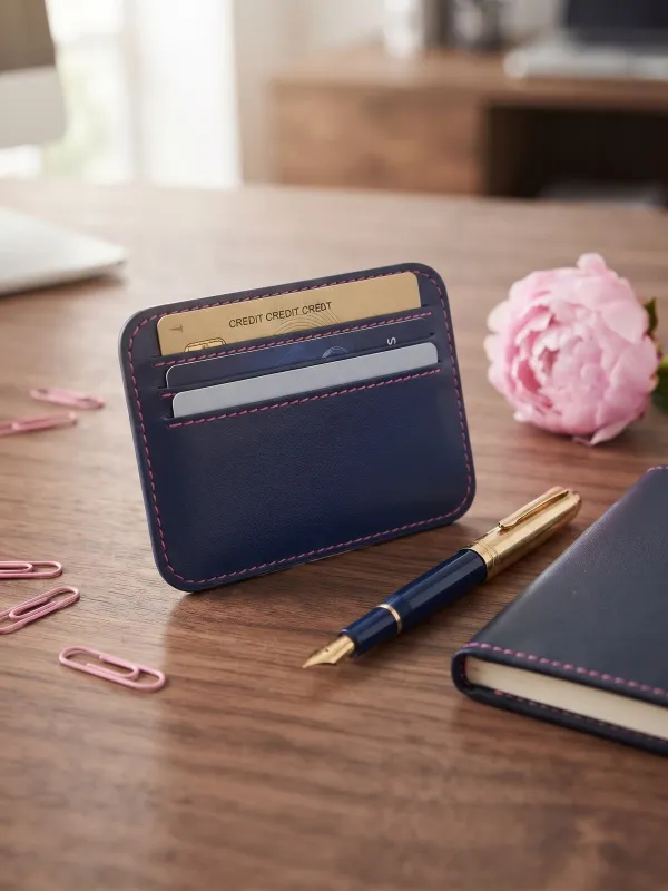 Porte cartes cuir
