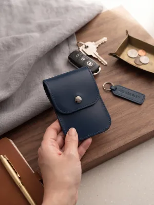 Petite pochette cuir upcycling