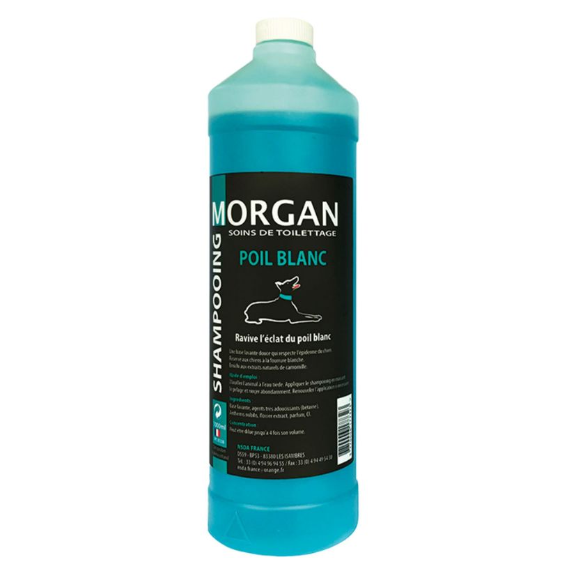 Shampoing Morgan Poil Blanc 1 L Shampoing Morgan Poil Blanc 1 L