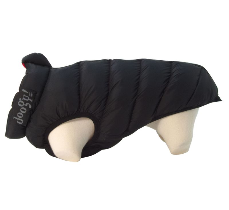 Doudoune lighty réversible noire et rouge T25