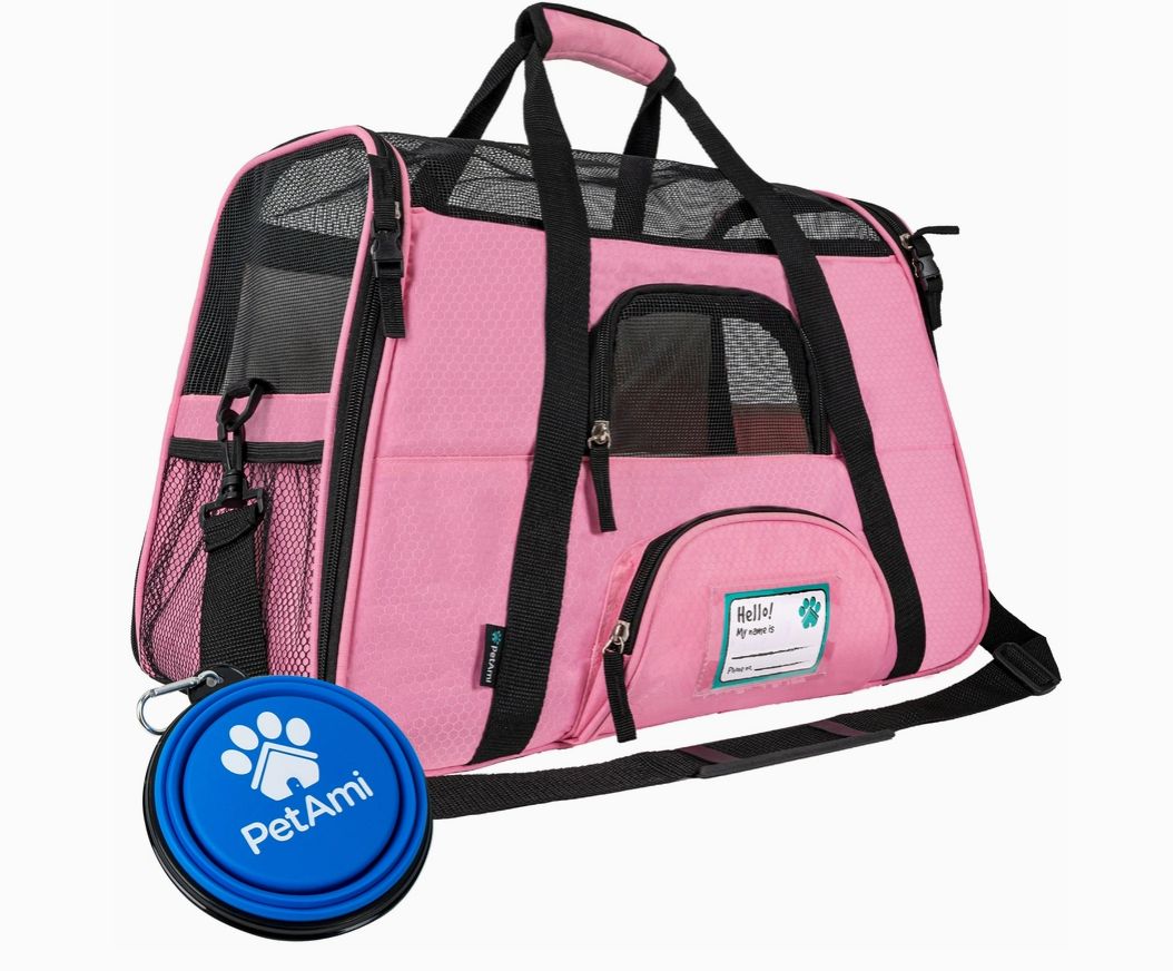 Sac de transport PetAmi Rose Moyen